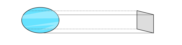 Circular and rectangular shadow formation