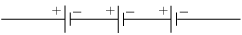 Electric cells having 2V - 1